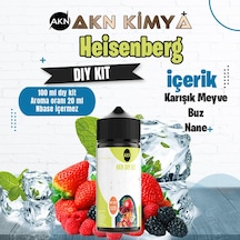 Heisenberg Dıy Kit Karışık Meyve Buz Nane Gıda Aroması %20 Oranda Aroma İçerir Hazır Değildir 100 Ml