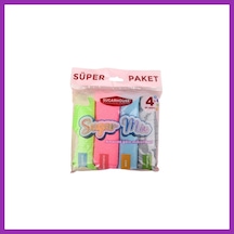 Bezos Sugar Mıx Temızlık Bezı 4lu Bty Çok Renkli