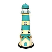 Tr Dekoratif Metal Deniz Feneri Kumbara Vintage Biblo Hediyelik