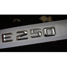 E250 Bagaj Krom Metal 3m 3d Yazı Logo Uyumlu