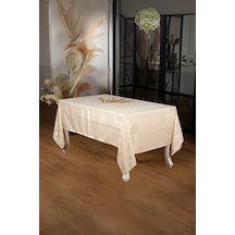 Lida Lüx Jakar Bambu Kumaş Pudra Masa Örtüsü 160x220 Cm - 1077 Çok Renkli