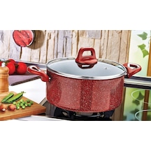 Kahramanlar Kiremit Teflon Derin Tencere 18 CM