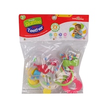 K225d219 Poş 4 Parça Çıngırak Beyaz