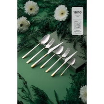 Emsan Elegance Duru Gold 84 Parça Lüks Kutulu Çatal Kaşık Bıçak Takımı