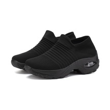 Cbtx Çorap Spor Ayakkabı Kadın Yürüyüş Ayakkabısı Hava Yastığı Rahat Koşu Ayakkabısı 001