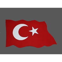 Türk Bayrağı( 100x70x5) Strafor Kartonpiyer Dekor Süs