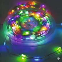 Usb'li 5v Yılbaşı Led Işık Dış Mekan, Rgb Pixel Akıllı Peri Led 5 Metre