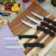 İncisive Mutfak Bıçak Seti 5'li Et Ekmek Sebze Meyve Bıçağı