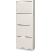 Kaser Metal 4'lü Krem Ayakkabılık