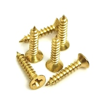 Cntma Klips, Menteşe, Ayak, Ağaç, Sunta Vidası 3x13 Mm - Sarı 100 Adet Diğer