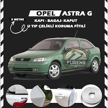Opel Astra G Oto Araç Kapı Koruma Fitili 5 Metre Parlak Beyaz Renk