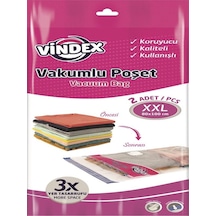 Vakumlu Poşet Xxl 80x100 Cm 2 Li Plastik 73 X 122 Turuncu Diğer