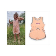 Novy Baby Sıfır Kol Çocuk Şort Tulum - 1-5 Yaş - 2090