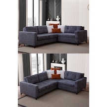 Bahar Sağ Köşe Koltuk Takımı Antrasit