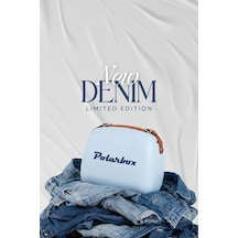 Bruma Classic - Denim 6l Sıcak Ve Soğuk Tutucu Thermo Çanta Mavi Altın - Siyah