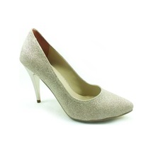 Çarıkçım Stiletto Kadın Ayakkabı Altın-Simli 61 700