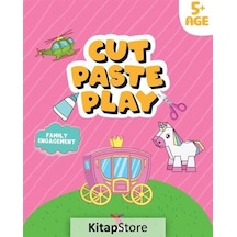 Cut Paste Play - Family Engagement - İngilizce Kes Yapıştır Oyna Kitabı 1 - 5+ Age- Yeti Kitap