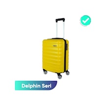 Vegmann Delphin Sarı Kabin Boy Valiz Sarı