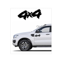 Off Road Araba Stickeri 4X4 Etiket 2 Adet 18X8Cm Araba Sticker