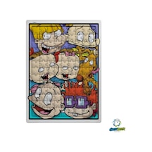 Ghostbastır Design Rugrats 99 Parça Ayaklı Puzzle Dekoratif Çocuk Yapbozu 0184