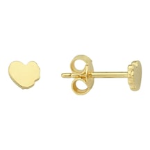 Goldkupe 14 Ayar Altın Minik Kalp Küpe 0,57 Gr-1831