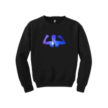 Muhammad Ali Galaksi Siyah Sweatshirt Siyah