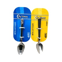 6 Parça Metal Çay Kaşık Bx40 Renkli