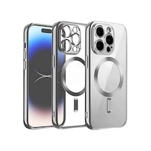 Newface Apple İphone 13 Pro Max Kılıf Kross Magneticsafe Kapak - Titan Gri