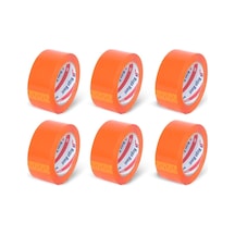 45 Mm X 100 Mt Turuncu Koli Bandı 6 Adet