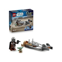 Ve Nun Hız Motoru 75436-6 Yaş Ve Üzeri Çocuklar Için Blaster Silahlı Mandalorian Minifigürü Ve Içeren Yaratıc