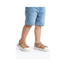 Kindep Kids Kaymaz Taban Çocuk Sandalet Vizon