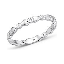 Servi 925 Ayar Gümüş Luna Love Yüzük-21