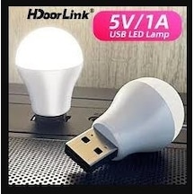 Powermaster Pm-20920 5 Volt 1 Amper Usb Led Lamba Beyaz Taşınabilir Usb Ampul