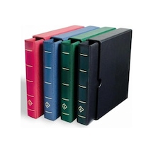 Optıma F Dar Kasetli Klasör 240x280x55mm Pul, Madeni Para, Kağıt Para, Zarf, Efemera Koleksiyonlarınız İçin İdealdir , Mavi Kapak Cok Renkli
