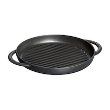 Staub Döküm Izgara Tava Çift Kulplu 26 Cm Siyah Diğer