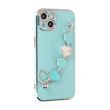 Apple iPhone Uyumlu 14 Plus Kılıf Esila Silikon - Su Yeşili Bz8683140433048