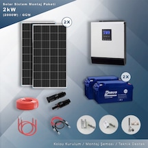 Matech 2 KW Maxi Solar Paket Sistem 2000W/gün