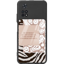 Poco M4 Pro Emoji Zebra Tasarımlı Glossy Telefon Kılıfı Çok Renkli