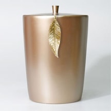 Leaf Çöp Kovası Vizon Altın Kahverengi