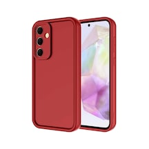 Samsung Galaxy Uyumlu A17 5g Viera Silikon - Kırmızı İtdark51820