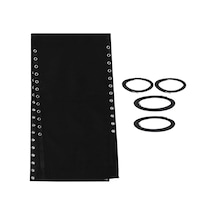 Homyl Şezlong Için Suya Dayanıklı Evrensel Yedek Kumaş Siyah