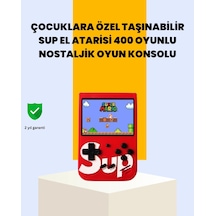 Mey İthalat 400 Oyunlu Taşınabilir Retro El Konsolu