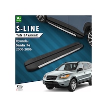 S-dizayn Hyundai Santa Fe S-line Krom Yan Basamak 163 Cm 2000-200