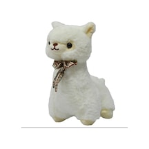 Sevimli Peluş Lama Oyuncak 35 Cm Uyku Arkadaşım Beyaz