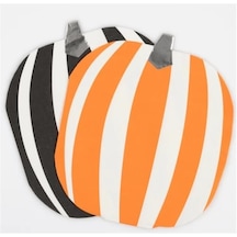- Mod Pattern Pumpkin Napkins - Modern Desenli Balkabağı Peçeteler 16'lı -
