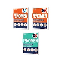8.sınıf Fenomen A Matematik + B Matematik + B Paragraf Soru Bankası Seti