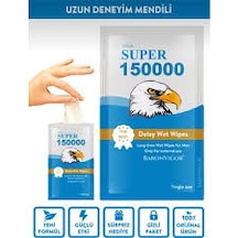 Geçiktirici Mendil 10 Adet+hediyeli
