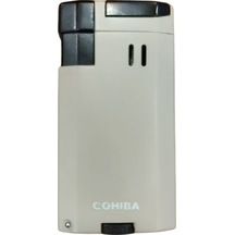 Cohiba Çift Torch Pürmüz Delicili Füme Metal Puro Çakmağı - Tr9486