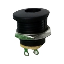 Dc Power Jack Dişi Panel Tipi Konnektör Şase Montaj 5.5x2.1mm Adaptör Giriş Yuvası