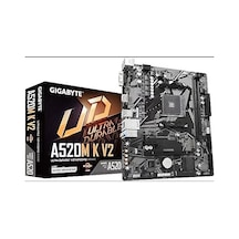 Gigabyte A520m-k V2 Ddr4 5100 Oc Vga Hdmi Am4 Pci-e Gen3 M.2 Usb 3.2 3000-4000-5000 Serisi